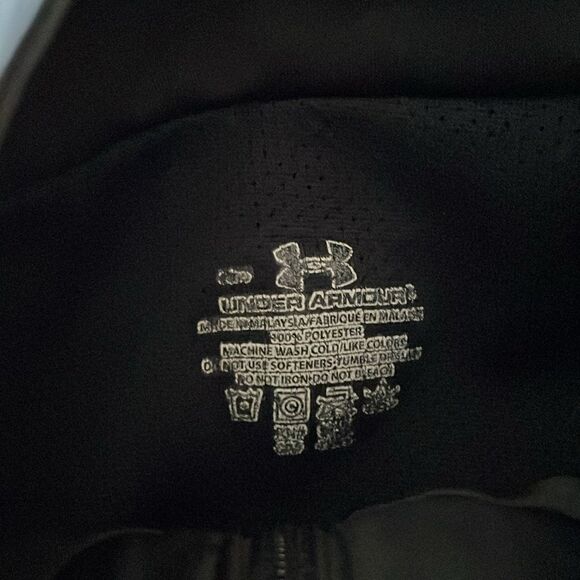 Under armour black mesh interior long sleeve track suit jogger jacket sweater - Picture 7 of 16